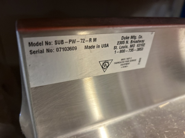 1383128-12 Garbage station - Duke SUB-PW-72-RM