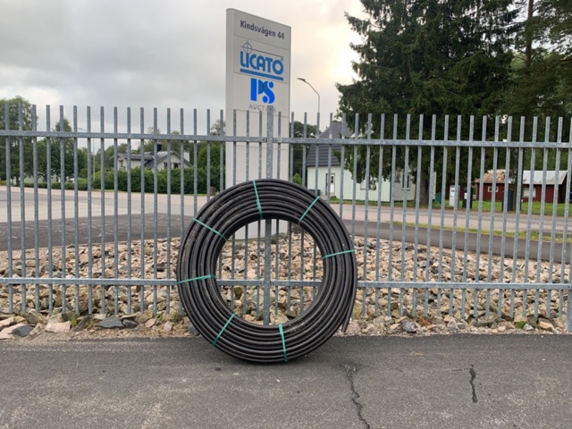 1094605-1 Pem-rör Wavin brun stripe 40X2,4 L=200M PN8 PE80 SDR17