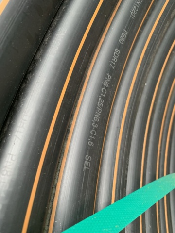 1094611-6 Pem-rör Pipelife SDR17 40X2,4 L=500M PE80 PN6,3