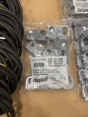 1094614-5 Vattenmätarkonsoler, tätningsringar & rörklammor