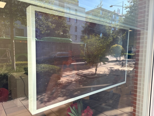 1356966-5 Reklamskärmar 2st, ca 50 tum med fästen