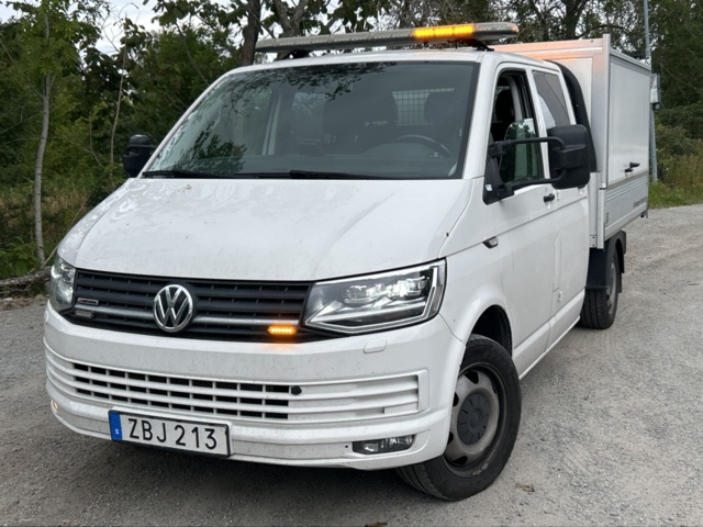 1383178-1 Volkswagen Transporter Chassi Dubbelhytt T32 2.0 TDI 4Motion DSG Sekventiell, 150hk, 2018