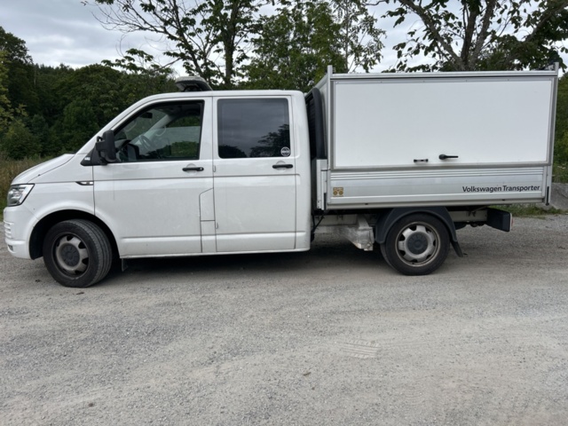 1383178-2 Volkswagen Transporter Chassi Dubbelhytt T32 2.0 TDI 4Motion DSG Sekventiell, 150hk, 2018