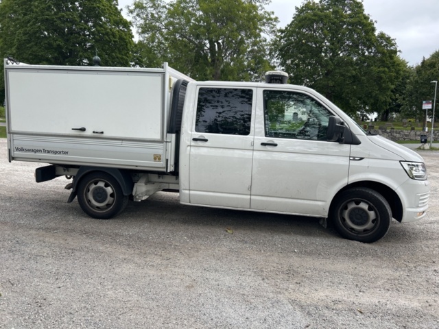 1383178-5 Volkswagen Transporter Chassi Dubbelhytt T32 2.0 TDI 4Motion DSG Sekventiell, 150hk, 2018