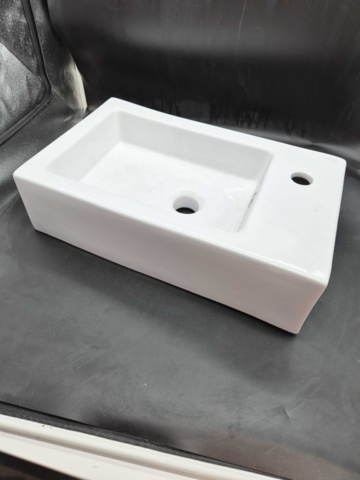 1375868-1 Tvättställ - Duobad, porslin, 53x32x14 cm