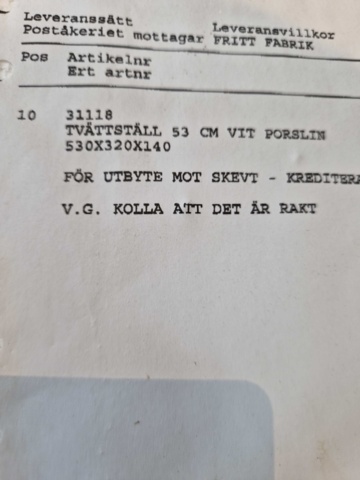 1375868-4 Tvättställ - Duobad, porslin, 53x32x14 cm