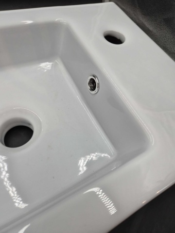 1375869-2 Tvättställ - Duobad, porslin, 53x32x14 cm