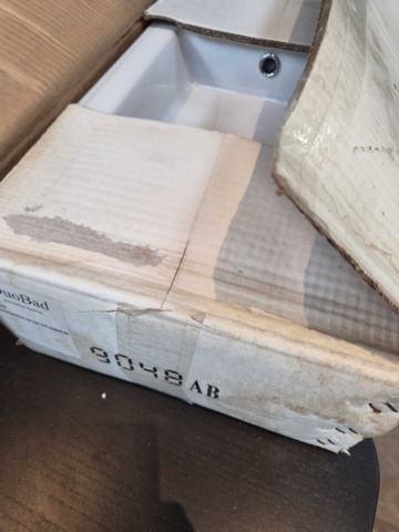 1375869-5 Tvättställ - Duobad, porslin, 53x32x14 cm