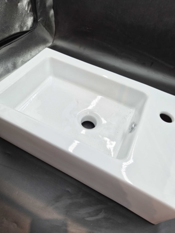 1375871-4 Tvättställ - Duobad, porslin, 53x32x14 cm