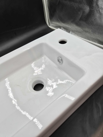 1375871-5 Tvättställ - Duobad, porslin, 53x32x14 cm