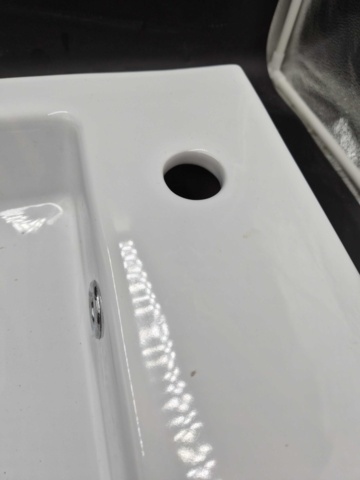 1375872-6 Tvättställ - Duobad, porslin, 53x32x14 cm