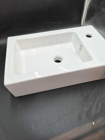 1375875-1 Tvättställ - Duobad, porslin, 53x32x14 cm