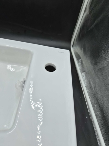 1375875-4 Tvättställ - Duobad, porslin, 53x32x14 cm