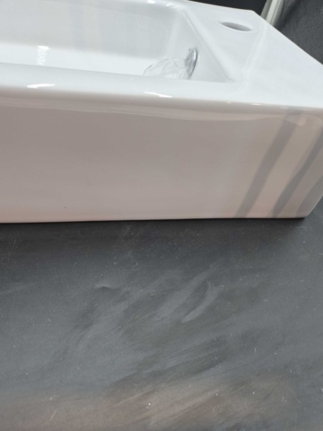 1375877-3 Tvättställ - Duobad, porslin, 53x32x14 cm