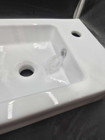 1375877-5 Tvättställ - Duobad, porslin, 53x32x14 cm