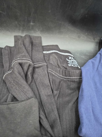 1407569-5 Arbetskläder, 6 st, linnen, underställ, piké, sweatshirt, stl XL