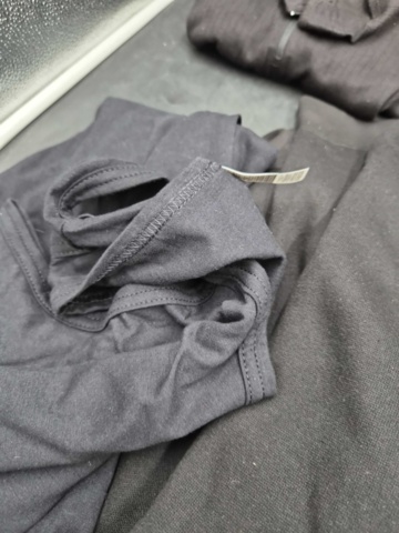 1407569-6 Arbetskläder, 6 st, linnen, underställ, piké, sweatshirt, stl XL