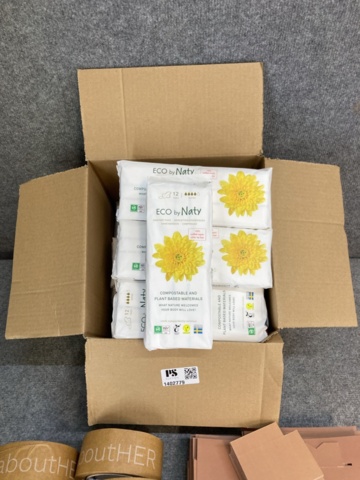 1402779-7 Hygiene items and packaging materials - ECO by Naty and aboutHER