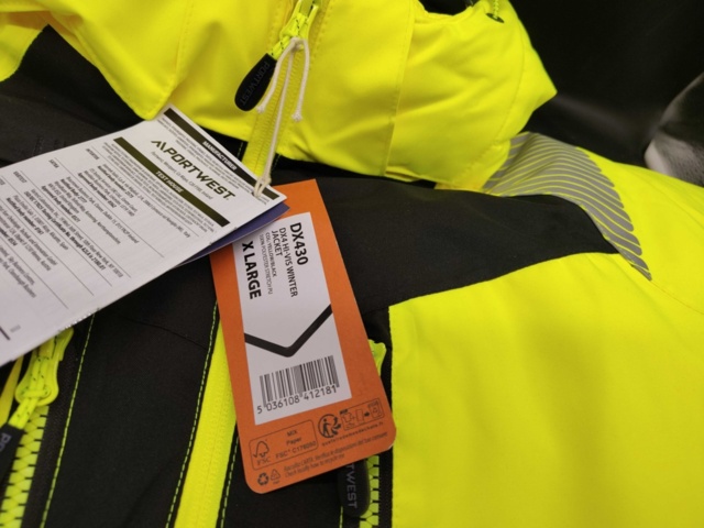 1407572-4 Vinterjacka - Portwest, varsel, stl XL