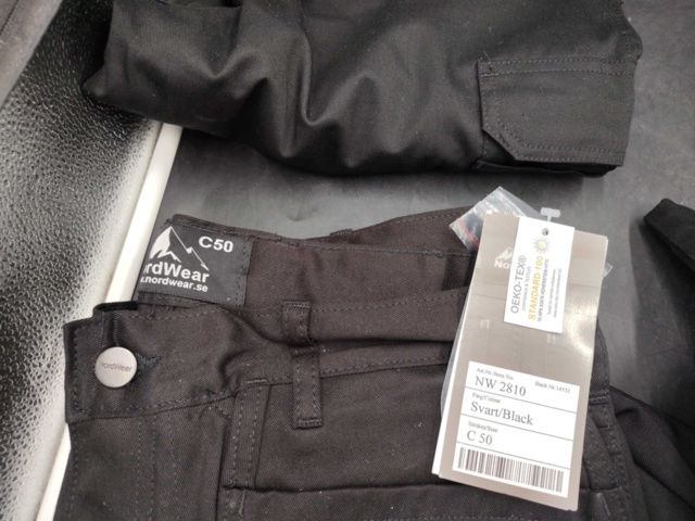 1407573-2 Arbetsbyxor, 4 par - Nordwear, stl C50, 50, C52, 54