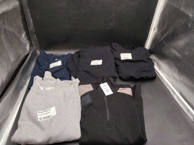 1407574-1 Arbetskläder, 5 st - tröjor, sweatshirt m.m. , stl XS