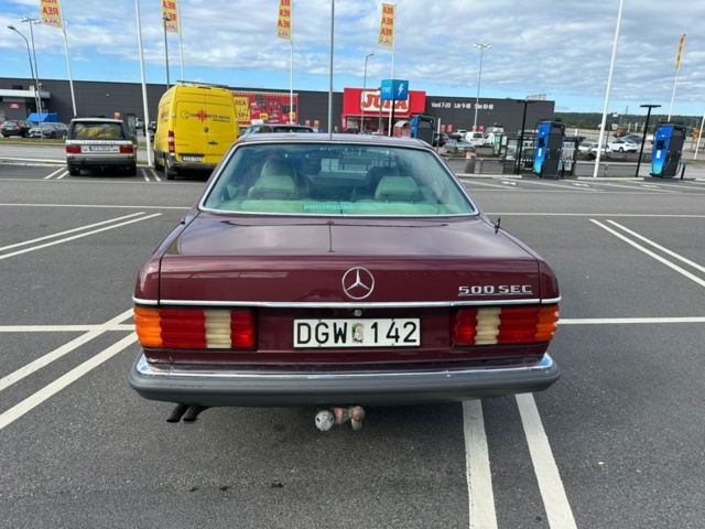 1405261-7 Mercedes-Benz 500 SEC Automatisk, 231hk, 1985