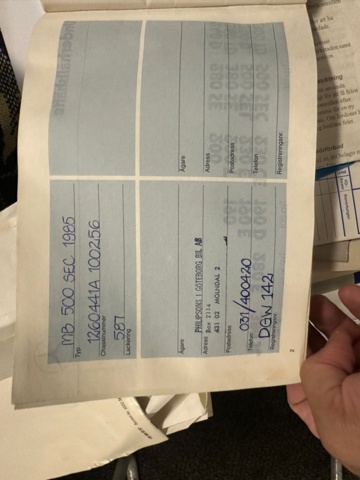 1405261-18 Mercedes-Benz 500 SEC Automatisk, 231hk, 1985