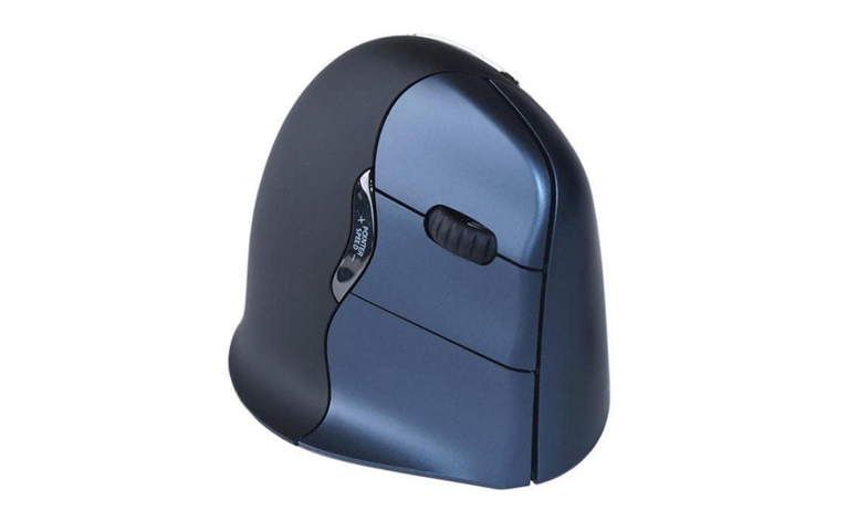 1407827-1 Ergonomisk trådlös mus Evoluent 4 - höger (blå)