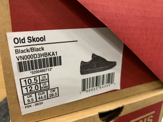 1407839-4 Skor Vans Old Skool, Strl 44