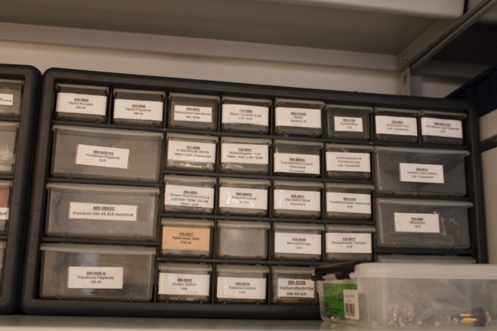 1407939-4 Stort komponentlager för Milab+Pearl mikrofoner