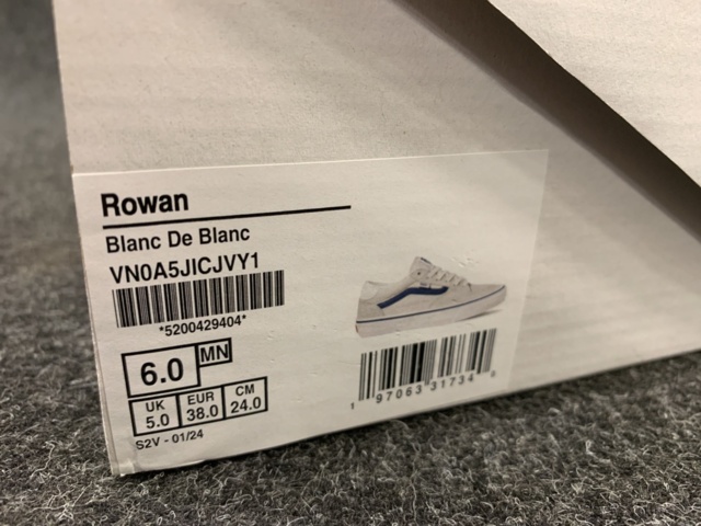 1407879-4 Skor Vans Rowan, Strl 38
