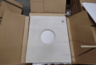 1408151 Stone slab in limestone - Duobath, 56.5 x 47 x 3 cm