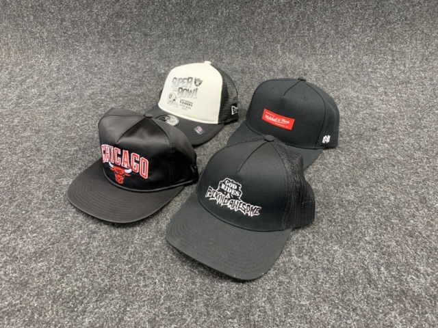 1408178-1 4 st kepsar snapback, One size