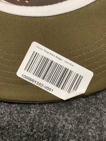 1408180-9 4 st kepsar snapback Gizmo,