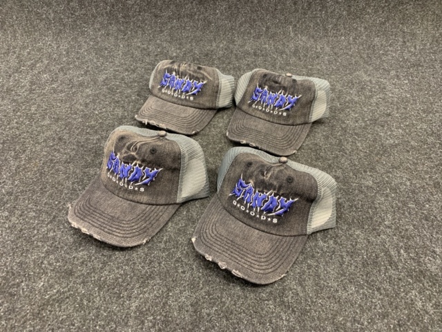 1407917-1 4 st Truckerkepsar "Sandy Goods", Onesize