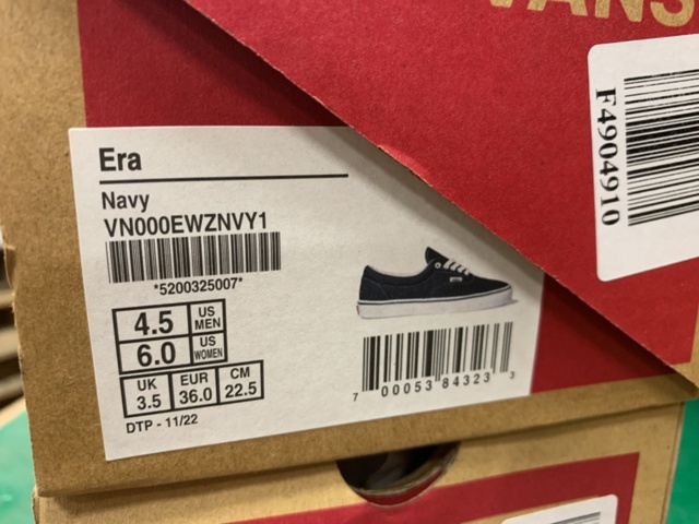 1401516-4 Skor Vans Era, Strl 36