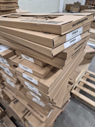 1379887-2 Väggtegel, ca 122 st, Träimitation, rustik stil, 49,5x18x2 cm