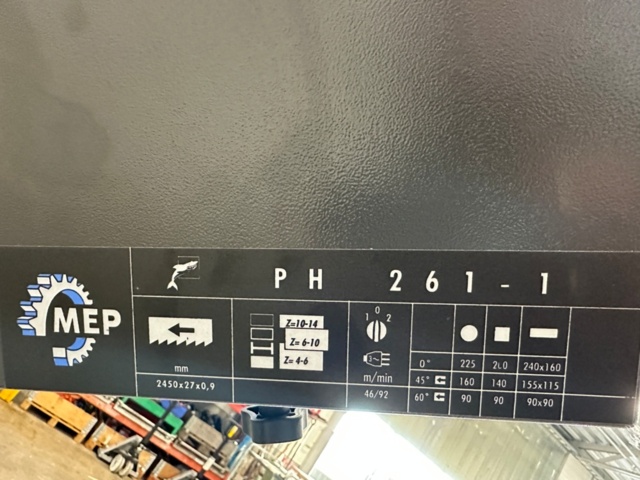 1399765-9 Bandsåg MEP Shark PH 261-1