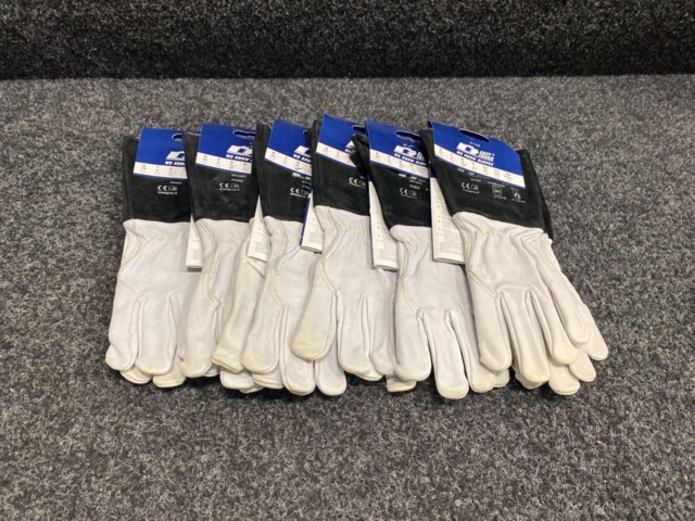 1408239-1 6 st Svetshandskar Softtouch getskinn, Strl 8