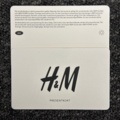 1366975-2 30st H&M presentkort