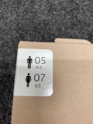 1408350-4 3 st par illäggsulor, Strl US 6