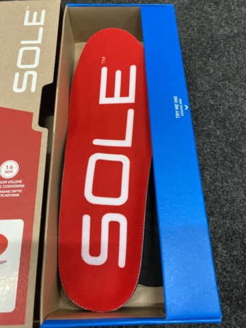 1408350-6 3 st par illäggsulor, Strl US 6