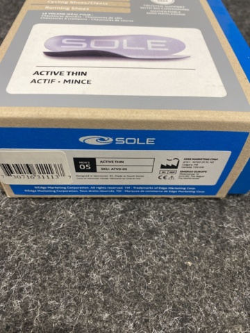 1408357-3 3 st par iläggssulor, Strl US 5 & 6