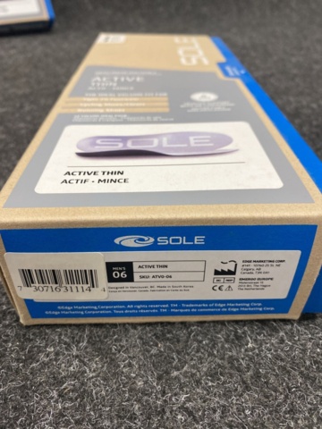 1408357-5 3 st par iläggssulor, Strl US 5 & 6