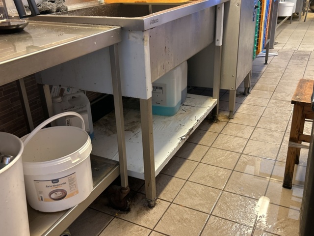 1361102-2 Diskmaskin Wexiödisk WD-6C med in- och utmatningsbänk, korgar och tillbehör