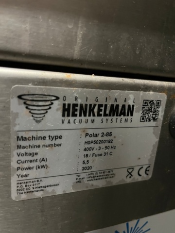 1291139-6 Vaccumpakteringsmaskin Henkelman Polar 2-85
