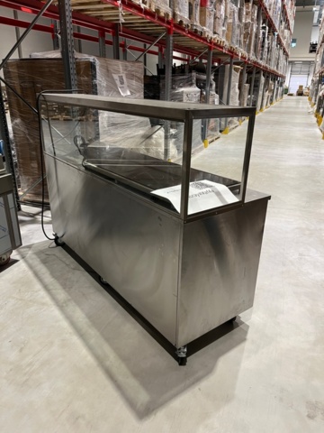 1291140-4 Specialgjord Värmebänk med Elplattor och värmelådor 2000x700x950