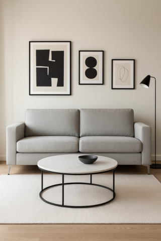 1408746-1 Nova 2-sits soffa - Grå