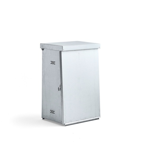 1400413-1 3 st galvaniserade soptunnor