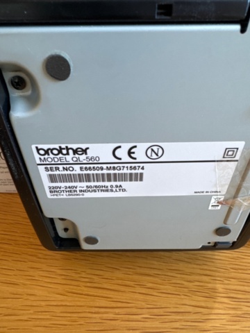 1408931-3 Brother QL-560 etikettskrivare